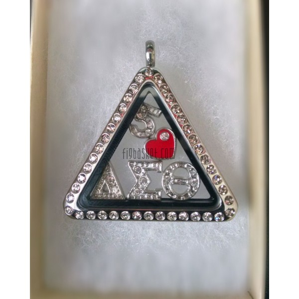 Jewelry - Delta Triangle Floating Charm Locket